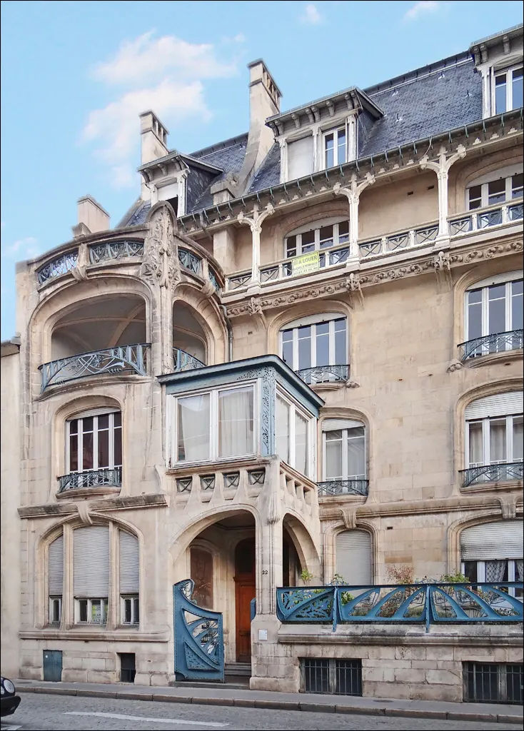Maison Biet à Nancy, maison de ville en pierre de style Art nouveau